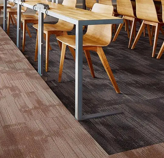 Forbo Tessera Contour Volcanic Brick Tufted Multi Height Cut And Loop Pile Carpet Tile