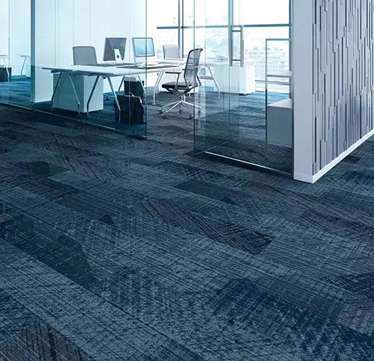 Forbo Flotex Refract Firoza Semi-plain Floor Carpet Planks