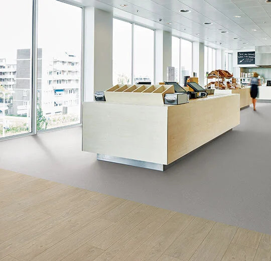 Forbo Surestep Wood elegant Oak Safety Flooring, Natural Oak, Slip-Resistant R10, Commercial/Industrial, Easy Maintenance, 2mm Thick, High Traffic, Non-Slip Vinyl