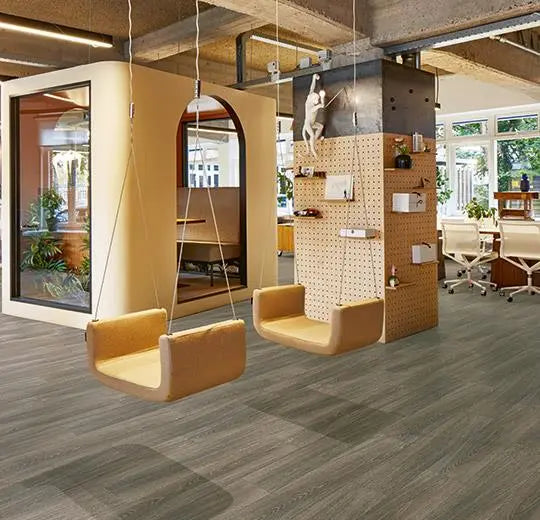 Forbo Modulup Compact Carbon Oak Loose Lay Floor Covering Roll