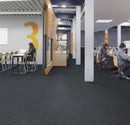 Forbo Tessera Create Space 1 Hematite Tufted Low Level Loop Pile Carpet Tile