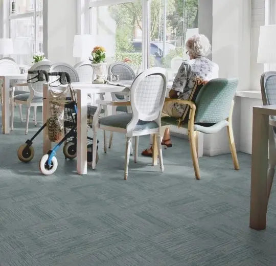 Forbo Tessera Inline Mallard Infused Carpet Tiles