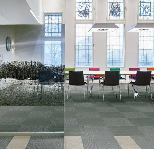 Forbo Flotex Cityscape Complexity Charcoal Textile Three Dimensional Flooring Tile