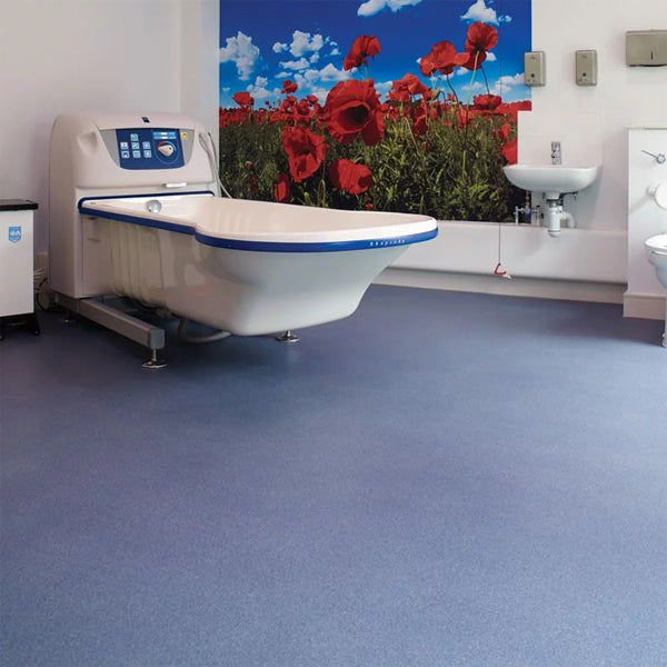 Polysafe Stone Fx Blue Quartz Slip-Resistant Safety Flooring Roll