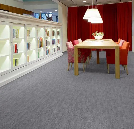 Forbo Flotex Colour Penang Grey Anti-allergic Flocked Carpet Flooring Tile