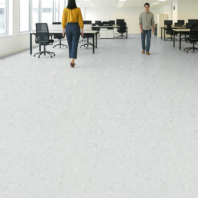FloresistPro Vinyl Flooring Roll - Storm Grey, 2mm, Eco-Friendly