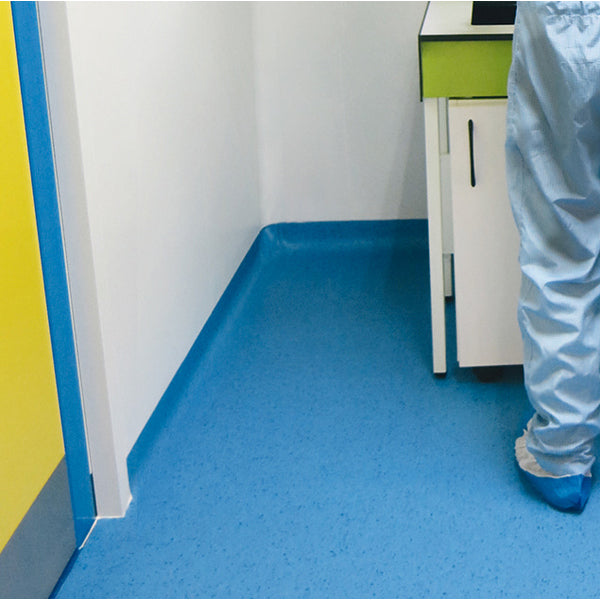 Gerflor Mipolam Biocontrol Performance Sea Storm Chemical & Stain Resistant Floor Covering Roll