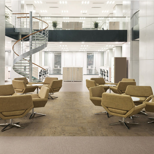 Saga² Gentleman Taupe Multi Layered Vinyl Tile For High Traffic Areas