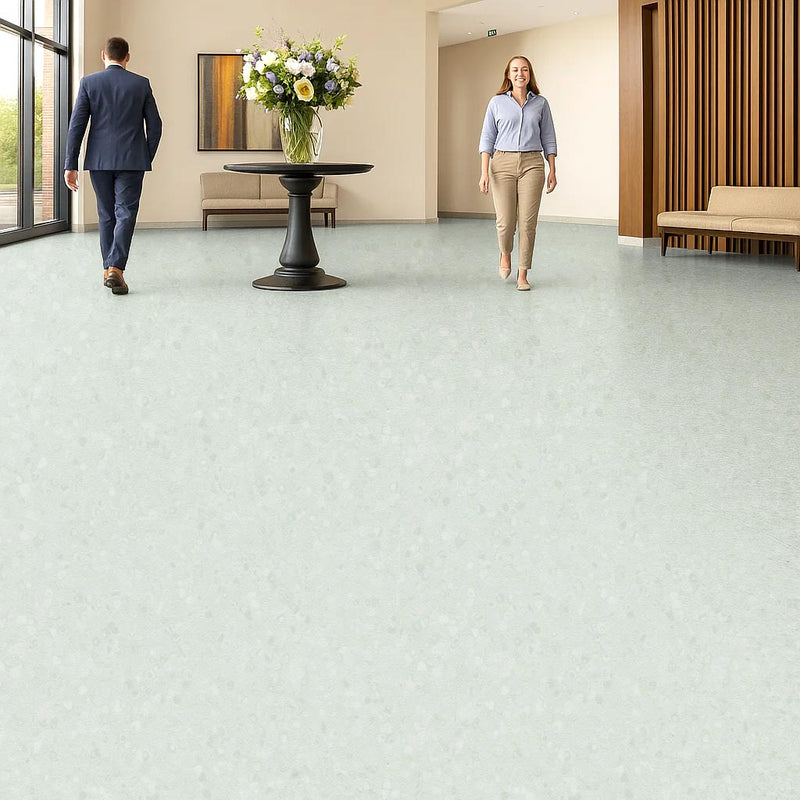 FloresistPro Vinyl Flooring Roll - Pastel Kelp, 2mm, Eco-Friendly