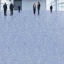 FloresistPro Vinyl Flooring Roll - Contrast China Blue, 2mm, Eco-Friendly
