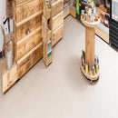 Safety Vinyl Flooring – Adhesive-Free, Slip-Resistant – Rock Salt