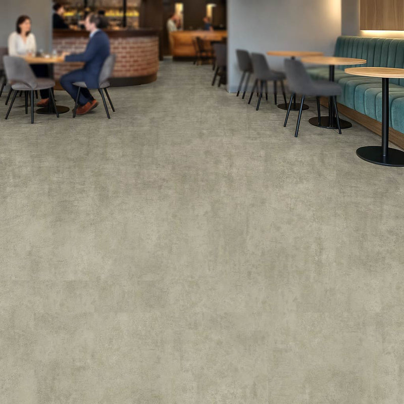 Omnaflor Vinyl Flooring – Light Concrete Look, PUR Finish