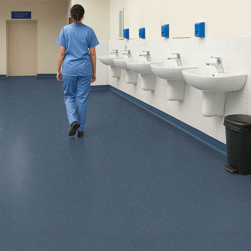 Vinyl Flooring – Loose Lay, Durable, Midnight Blue