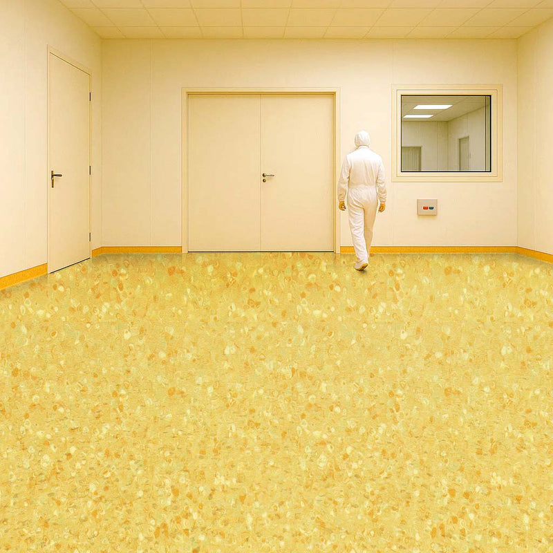 FloresistPro Vinyl Flooring Roll – Contrast Amber, 2mm Safety flooring