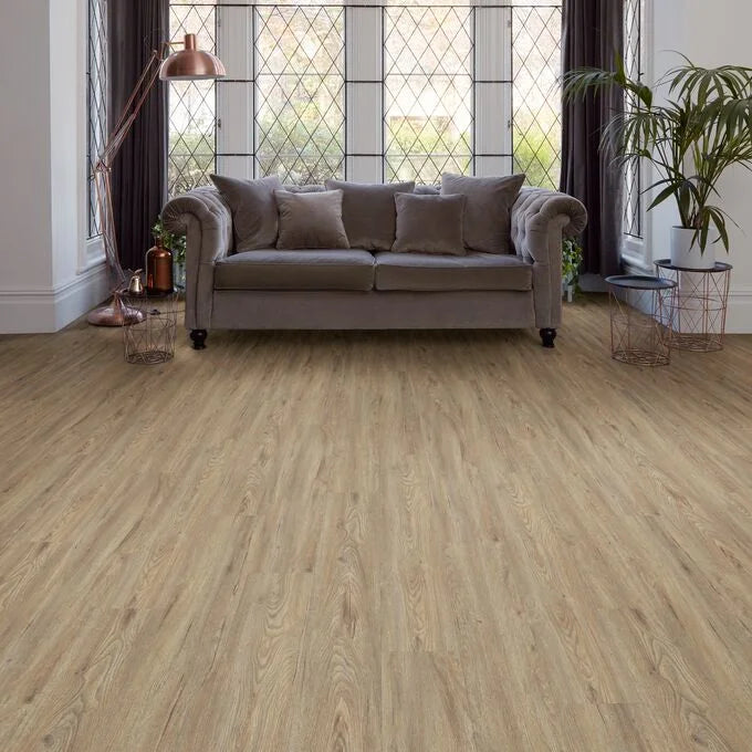 Expona EnCore Rigid Loc PUR Summerhouse Oak Safety Flooring Scratch And Stain Resistant Adhesive-Free Plank