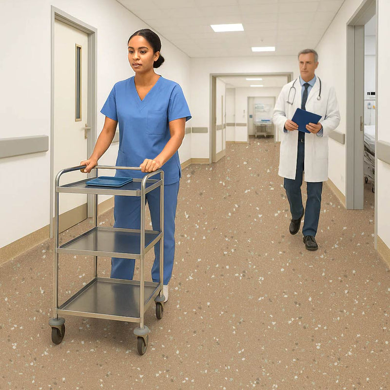 Zyrphan Nexliance Plaza Heavy Duty Vinyl Flooring For Foot