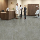 Omnalfor Vinyl Flooring – Dark Concrete, Safety Adhered