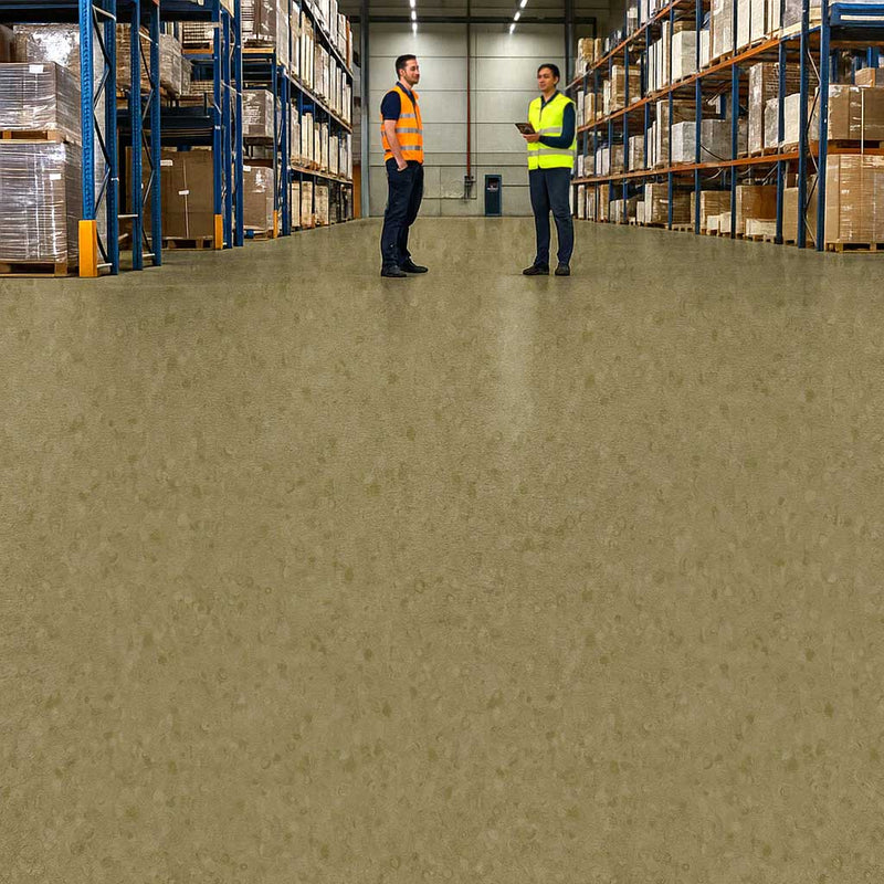 FloresistPro Vinyl Flooring – Dark Moss, 2mm thick, Homogeneous