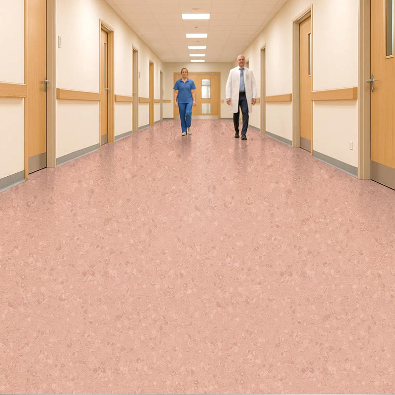 FloresistPro Vinyl Flooring Roll - Peach, 2mm, Eco-Friendly