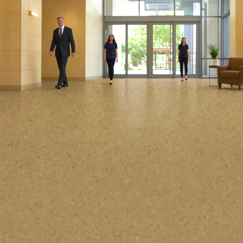 FloresistPro Vinyl Flooring – Flax, 2mm thick, Homogeneous Safety