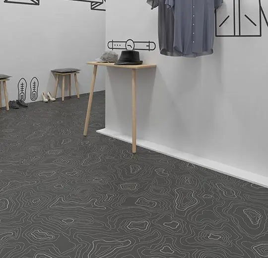 Forbo Modulup Compact Grey Topography Loose Lay Floor Covering Roll