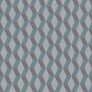 Tarkett Tapiflex Excellence Cubic Intense Petrole Acoustic Sheet Vinyl Floorcovering