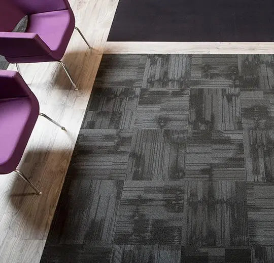 Forbo Tessera Contour Deep Loch Tufted Multi Height Cut And Loop Pile Carpet Tile