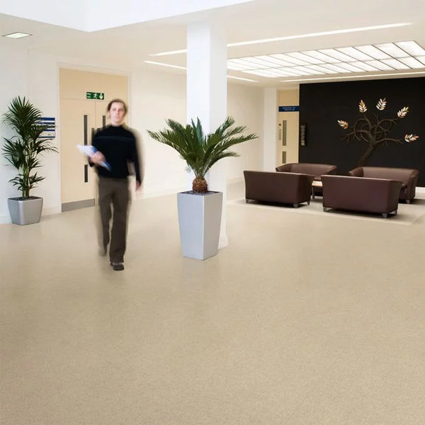 Polysafe Stone Fx Jurassic Stone Slip-Resistant Safety Flooring Roll