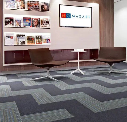 Forbo Flotex Cityscape Complexity Navy Textile Three Dimensional Flooring Tile