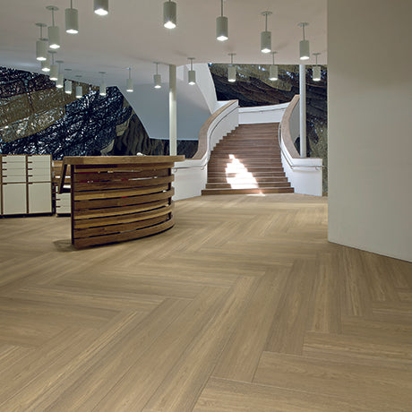 Expona Bevel Line Wood PUR Blond Field Ash Luxury Vinyl Safety Flooring Plank