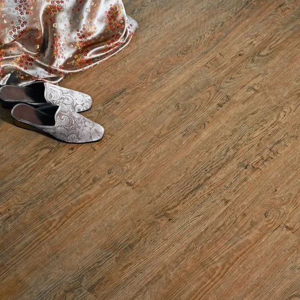 Camaro Wood PUR Wild Amber Oak Luxury Vinyl Safety Flooring Plank