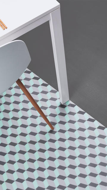 Tarkett Tapiflex Excellence Uni Bright Dark Turquoise Acoustic Sheet Vinyl Floorcovering