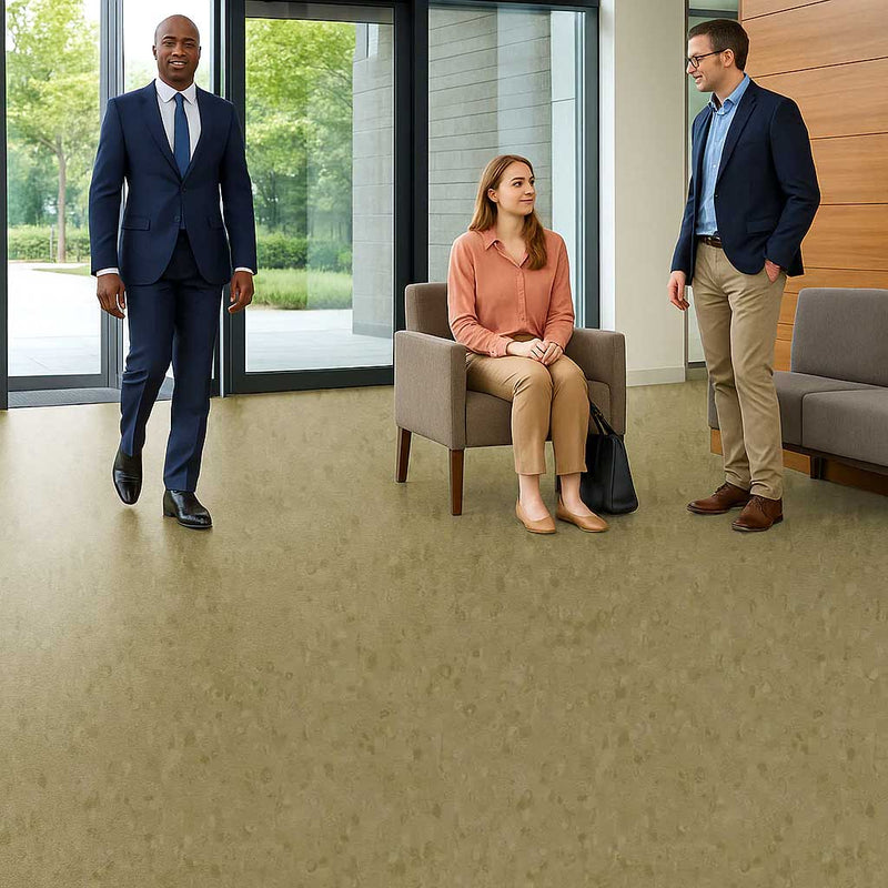 FloresistPro Vinyl Flooring – Dark Moss, 2mm thick, Homogeneous