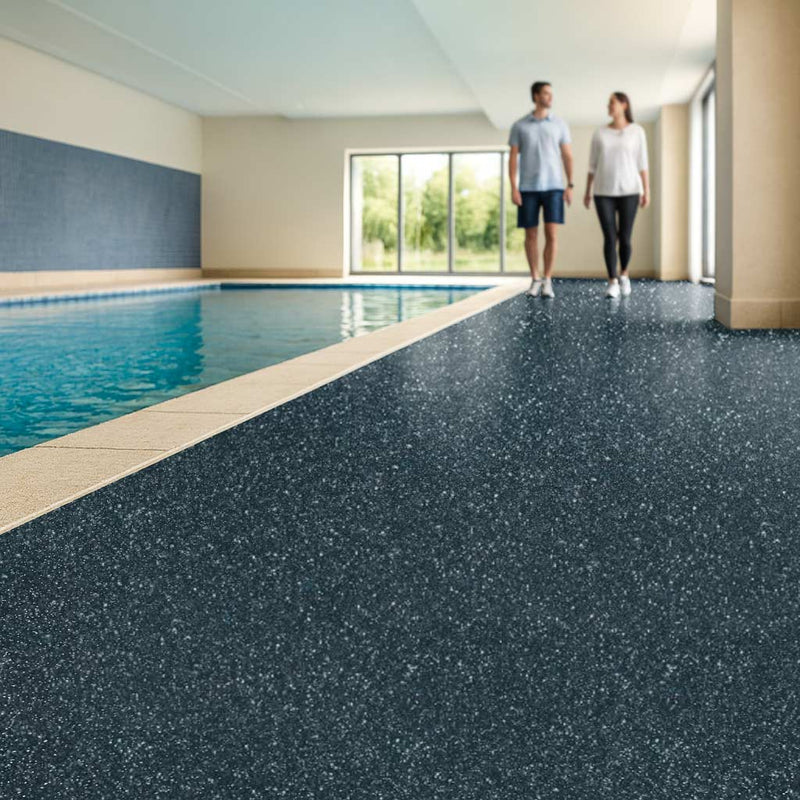 Zyrphan Nexliance Midnight Heavy Duty Vinyl Flooring Wheeled Traffic Areas