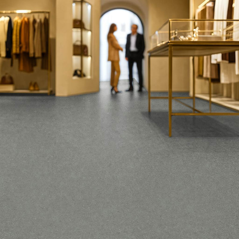 Omnaflor SilvexCore Vinyl Flooring - Slate Effect, PUR Finish