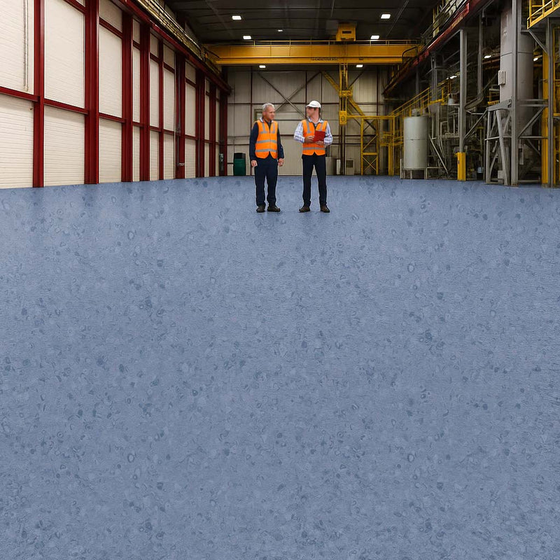 FloresistPro Vinyl Flooring Roll - Lavender Grey, 2mm, Eco-Friendly