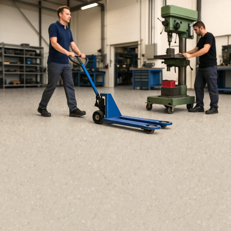 FloresistPro Vinyl Flooring Roll – Mortar, 2mm, Eco-Friendly