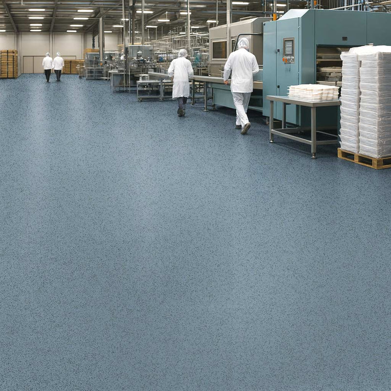 Vinyl Safety Flooring – Slip Resistant, PUR Finish, Breccia