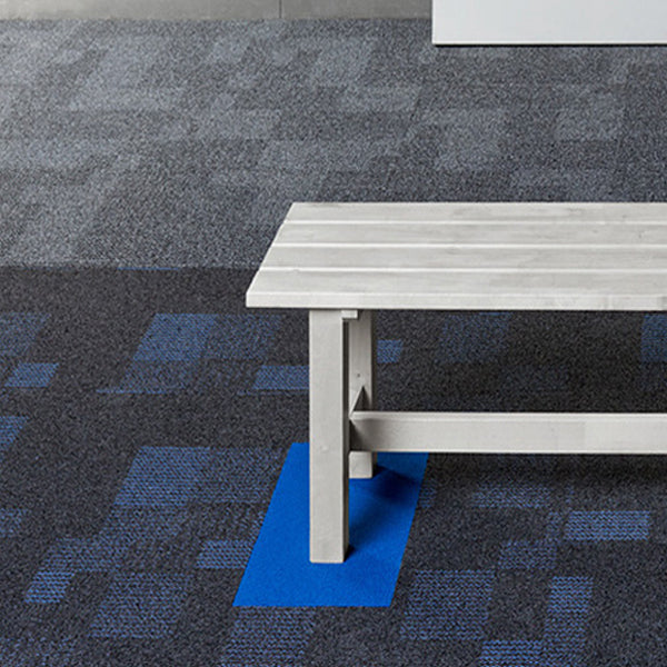 Streetwise Design Brights Blue Tufted Textured Loop Pile Carpet Tile