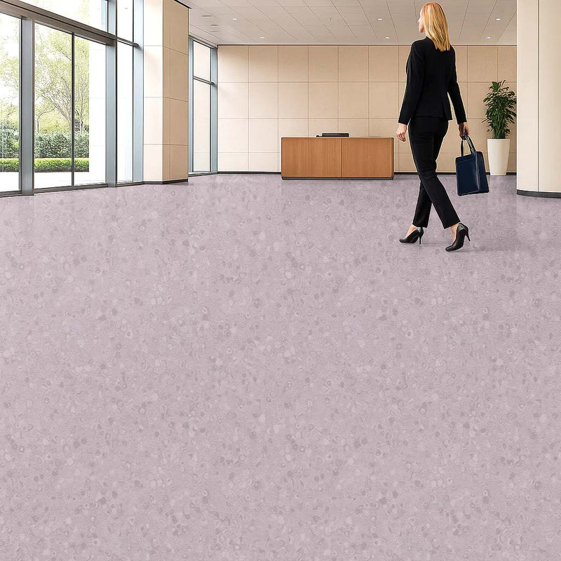FloresistPro Vinyl Flooring Roll - Soft Violet, 2mm, Eco-Friendly