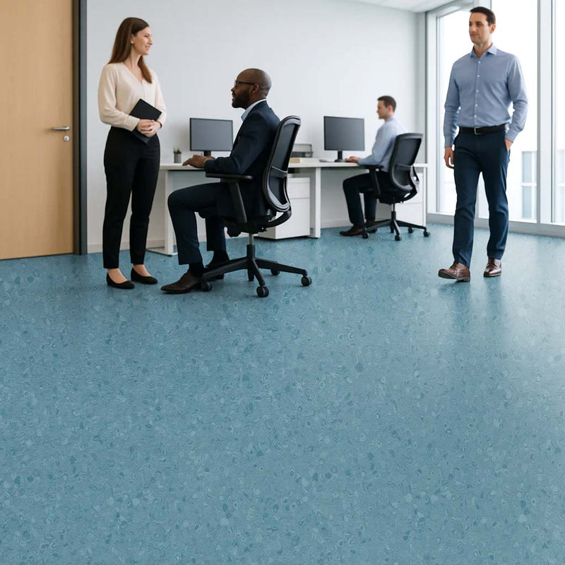 FloresistPro Vinyl Flooring Roll - Reef Green, 2mm, Eco-Friendly