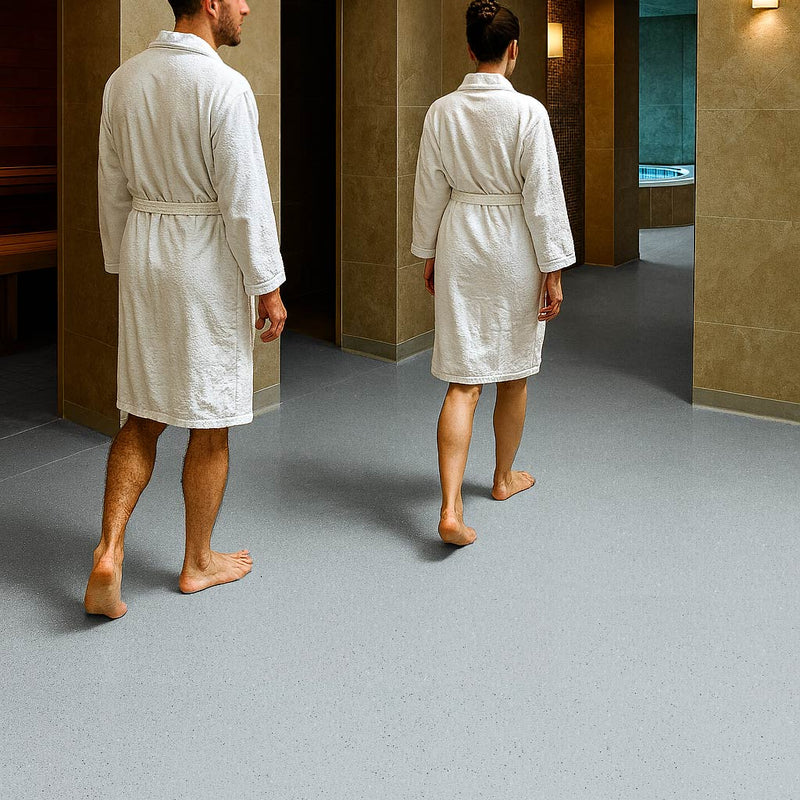 Zyrphan WetHold XT Gull Safety Flooring – Slip-Resistant, Barefoot Use