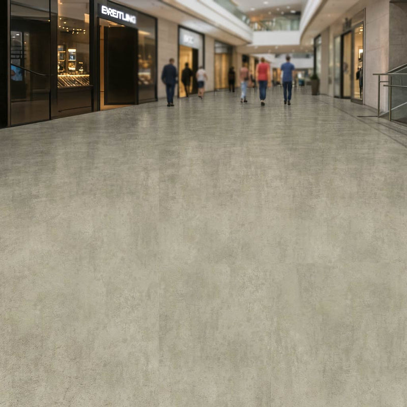 Omnaflor Vinyl Flooring – Light Concrete Look, PUR Finish