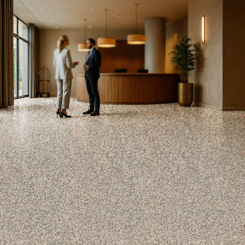 Zyrphan Nexliance Bone Heavy Duty Vinyl Flooring For Foot