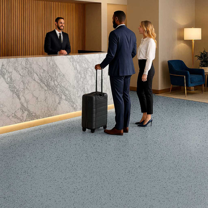 Zyrphan TraxxGuard Norse Grey Safety Flooring – Durable, Slip-Resistant Vinyl