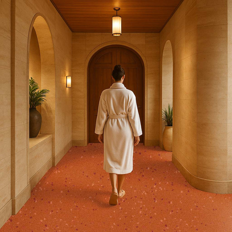 Zyrphan Aquatraxen Coral Crab Safety Vinyl Flooring – Slip-Resistant, Durable