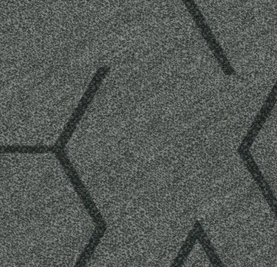 Forbo Flotex Triad Steel Stain-resistant Textile Safety Flooring Planks