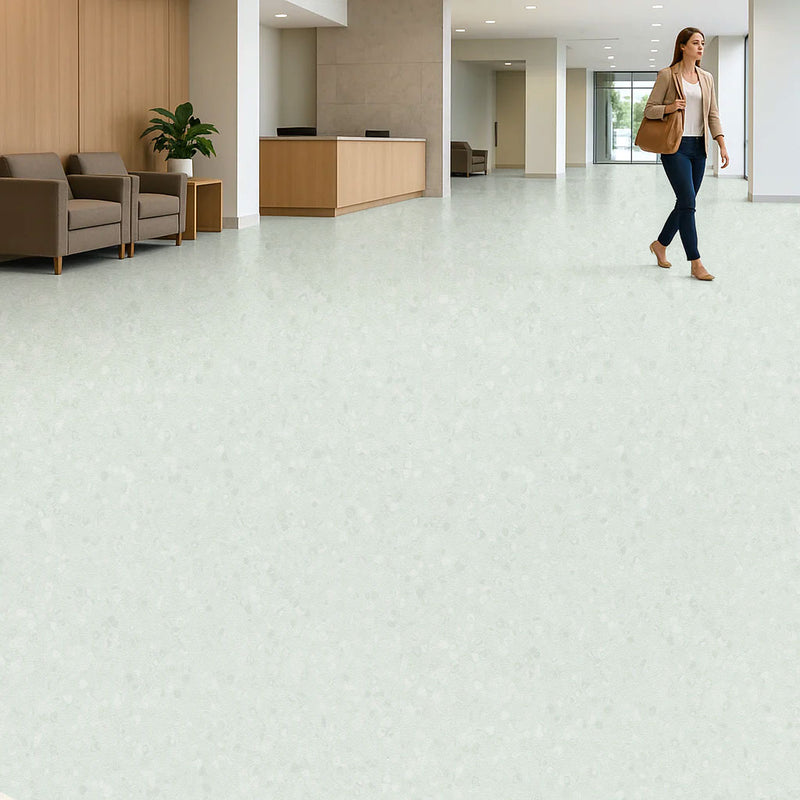 FloresistPro Vinyl Flooring Roll - Pastel Kelp, 2mm, Eco-Friendly