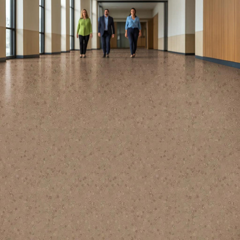 FloresistPro Vinyl Flooring Roll – Earth, 2mm, Eco-Strong Build