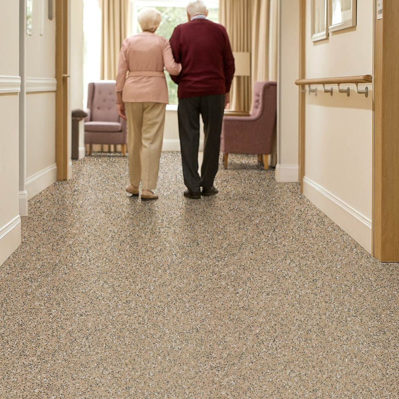 Zyrphan Nexliance Biscuit, Thickness 2.5mm, Heavy Duty Vinyl Flooring